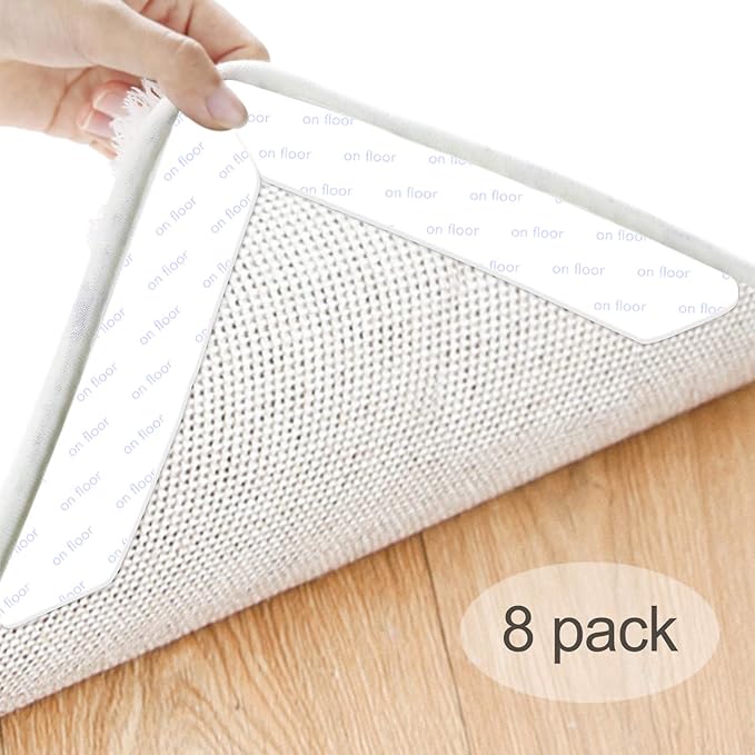 HEYSTOP Antirutschmatte Teppich, Teppichgreifer Antirutschmatte Wiederverwendbar Teppichunterlage Teppichstopper, Starke Kleb