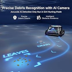 (2025 New) WYBOT S2 Vision AI Camera Cordless Pool
