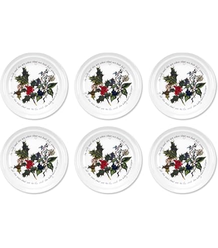 Amazon.com | Portmeirion Holly and Ivy 7.25