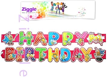 Buy Ziggle Big Birthday Decorated Banner 5ft Online At Low