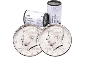 LITTLETON COIN COMPANY 2023 P&D Kennedy Half Dollar 2-Roll 40-Coin Set in Tubes Uncirculated