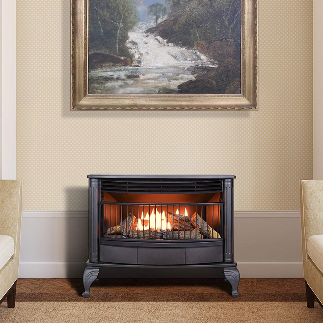 Amazon Com Procom Ventless Dual Fuel Stove 25 000 Btu