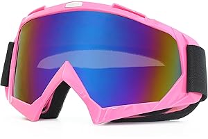 PLOOTA Dirt Bike Goggles - Windproof Motorcycle,ATV,Riding,dirtbike,Ski Goggles for Men Women Youth Kids