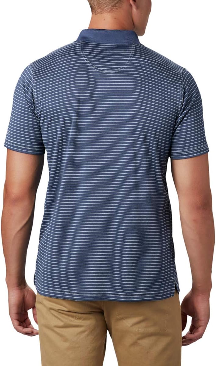 Columbia Men's Utilizer Stripe Polo III, Moisture Wicking, Sun Protection at  Men’s Clothing store