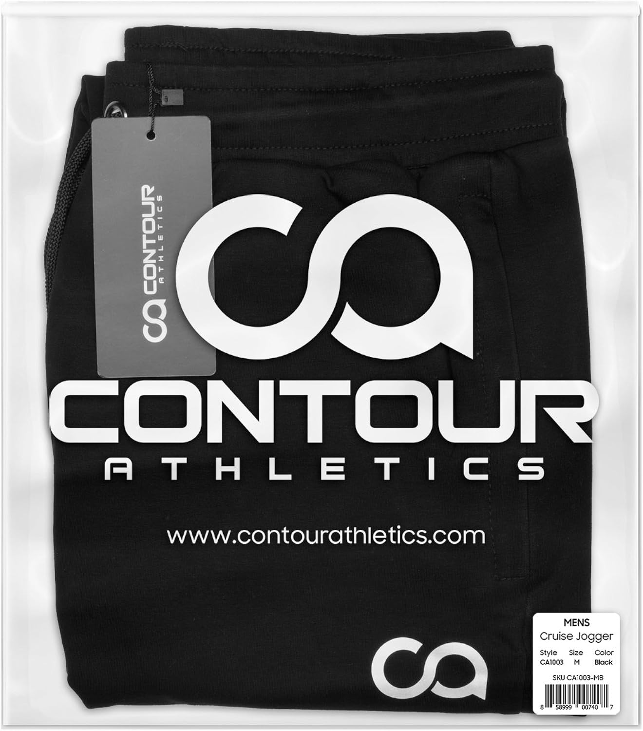 Contour Men’s Sweatpants with Pockets Zipper, Cruise Sweatpants for Men, Joggers for Men Slim Fit, Mens Joggers for Workout at  Men’s Clothing store