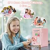 Thedttoy Electronic Piggy Bank Rose Gold Password Money Safe Kids 3+ view 5