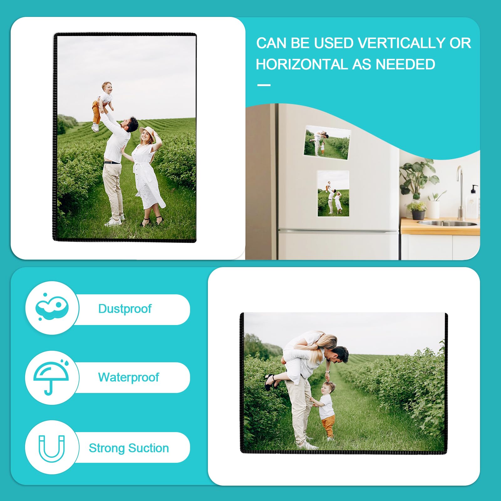 Sloworld Magnetic Picture Frame,10 Pack 4\