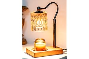 Noyskamo Candle Warmer Lamp - Adjustable Height With Timer, Home Decor, House Warming Gifts for New Home - Wax Melt Warmer With 2 Bulbs