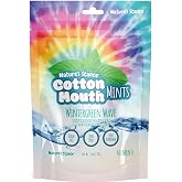 Nature&rsquo;s Stance Cotton Mouth Xylitol Mints - Sugar Free - 40 Count | Wintergreen Wave, Dry Mouth Relief, Xylitol Lozenges to Stimulate Saliva &amp; Freshen Breath, Throat, Teeth, Gums