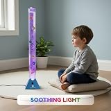 Straame 90cm Bubble Fish Lamp with Colour Changing LED Light Blue Base view 6