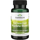Swanson Full Spectrum Kudzu Root 500 mg, 60 Capsules | Herbal Supplement Supporting Heart Health and Liver Health, May Support Healthy Blood Pressure and Cholesterol Levels, 500mg