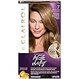 Clairol Age Defy Permanent Hair Dye, 7 Dark Blonde Hair Color, 1 Count