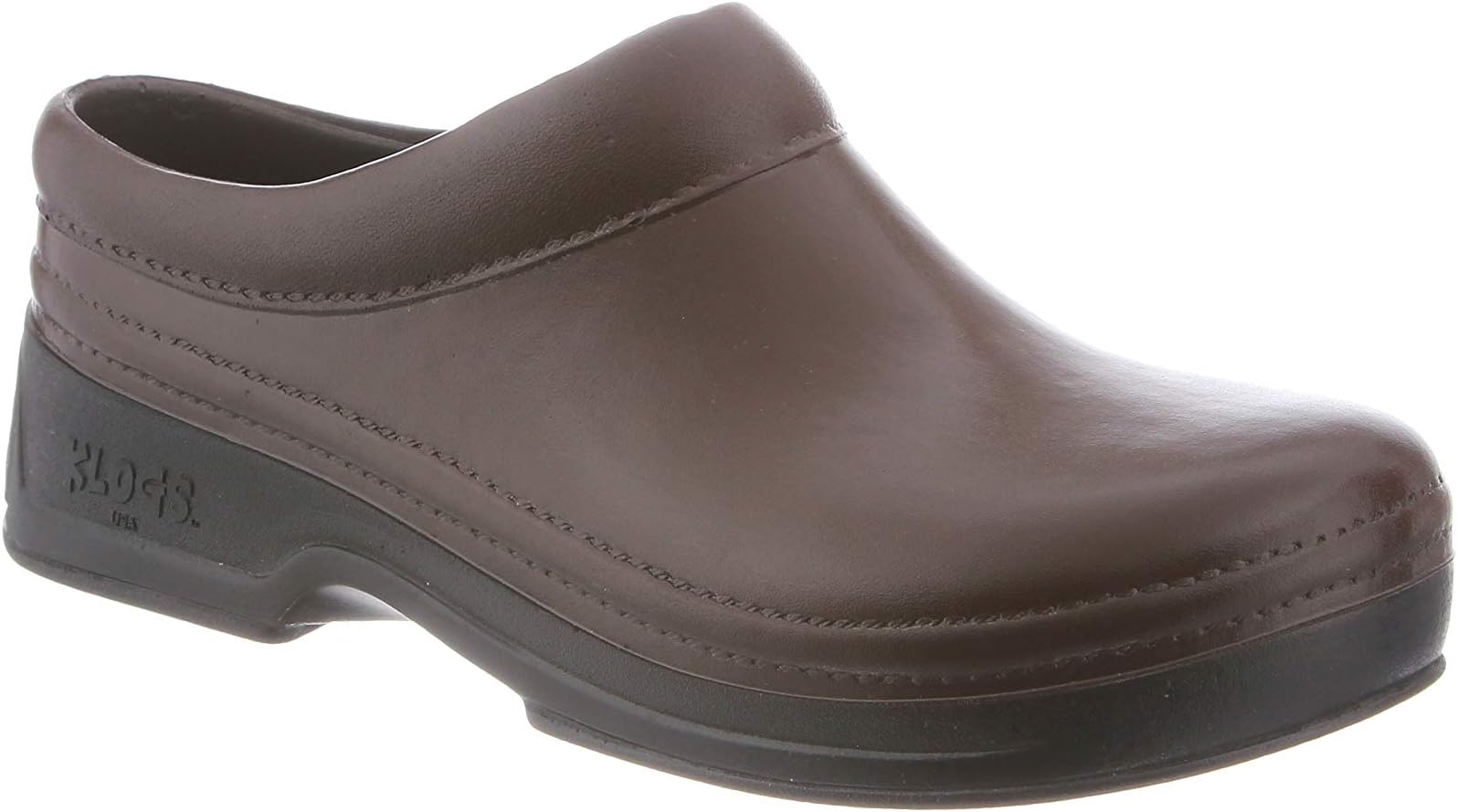 Edge - Men's Slip-Resistant Comfort Clog - USA Made Chestnut - 8