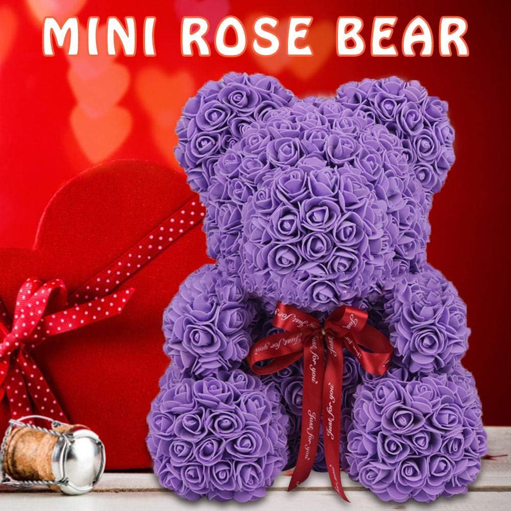 Anniversaire Anniversaire Zslgogo Ours En Rose Artificielle Rose Artificielle Ours En Peluche Pour Toujours Fleur Cadeau De Saint Valentin Cadeau Pour Les Femmes Fille Mariage Fleurs Artificielles Vegetaux Artificiels Eng Bouldermicrofinance Org