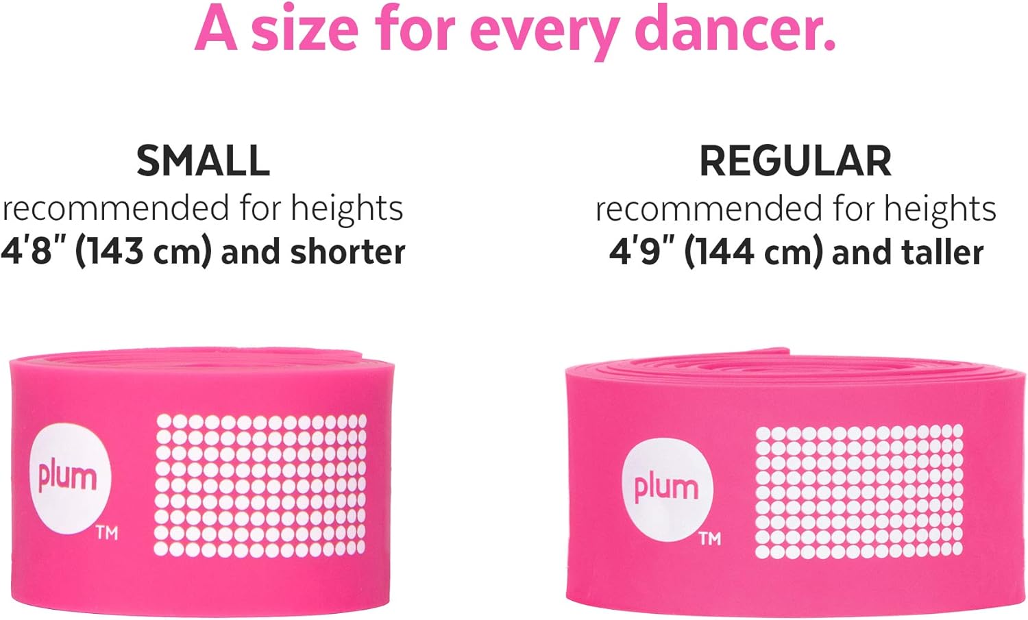 The PlumBand Stretch Band for Dance and Ballet – Colors and Sizes for Kids & Adults – Improve Your Splits, Strength, and Flexibility with Stretching – Printed Instruction Booklet and Travel Bag : Sports & Outdoors