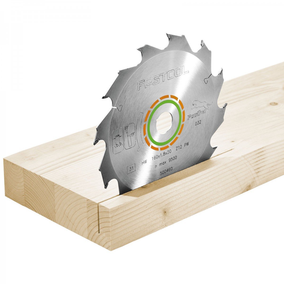 Festool 160x1,8x20 PW12 Panther Saw Blade - Metallic