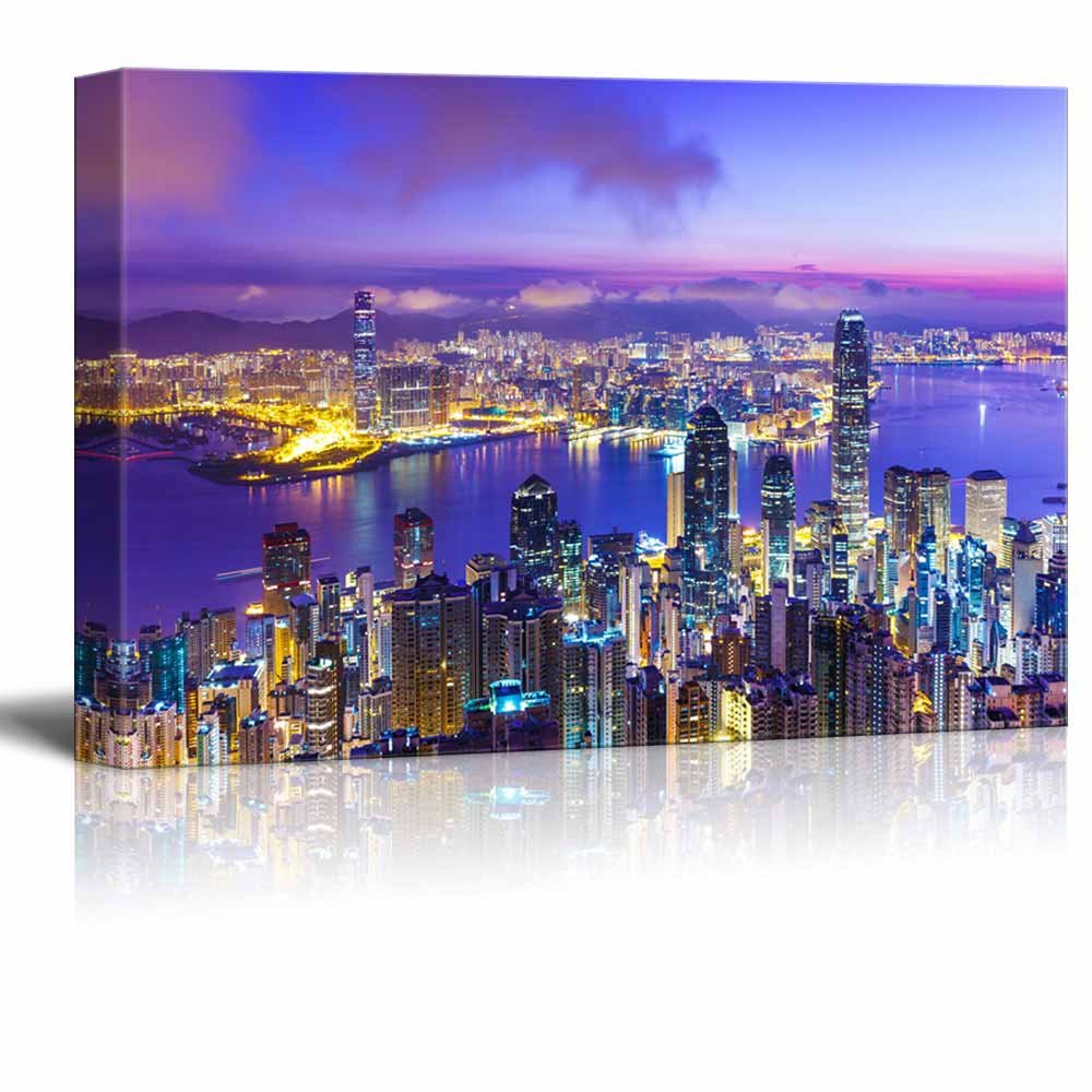 Hong Kong Canvas Wall Art: Amazon.com