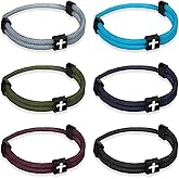 Xyulaan 6 Pcs Braided Cross Bracelet for Men Adjustable Rope Jesus Christian Bracelet Religious Gift for Men Women WWJD Jewelry Wristband