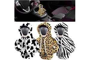 XWQWD 3PCS Car Gear Shift Cover, Funny Gear Shift Knob Cover Sweater Hoodie for Car Decorations & Protections Universal Car Interior Accessories Stick Shift Cover Q