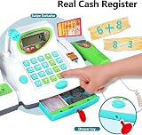 HERSITY Childs Till Cash Register with Scanner Microphone 31cm Play Set view 2