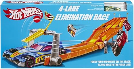 hot wheels elimination race track