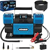 Kohree 12V Dual Cylinder Air Compressor with Digital Display Panel, Heavy Duty 12.35CFM Fast Tire Inflator Tire Pump for Offroad Truck RV 4x4 Vehicle, Max 150 PSI