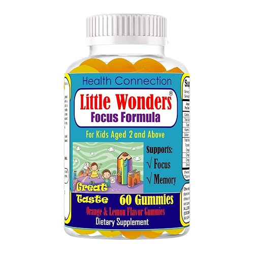 Littlewonders Kids Brain Supplements for Memory and Focus | Kids DHA ...