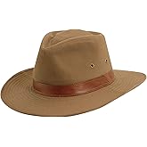 Dorfman Hat Co. Men's Twill Outback Hat