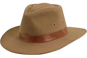 DORFMAN PACIFIC Dorfman Hat Co. Men's Twill Outback Hat