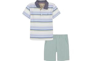 Tommy Hilfiger boys 2pc Polo Short Set