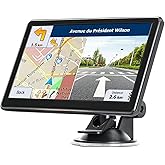 GPS Navigator for Car Truck RV, 7" Touchscreen GPS Navigation System, 2026 Map with Voice Guidance, Speed Alert, Red Light Wa
