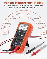 Crenova MS8233D Digital Multimeter 6000 Counts Volt/Amp/Ohm Capacitance view 2