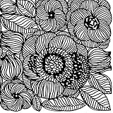 Ideal Home Range 20 Count Boston International 3-Ply Paper Lunch Napkins, Marimekko Black Kurjenpolvi