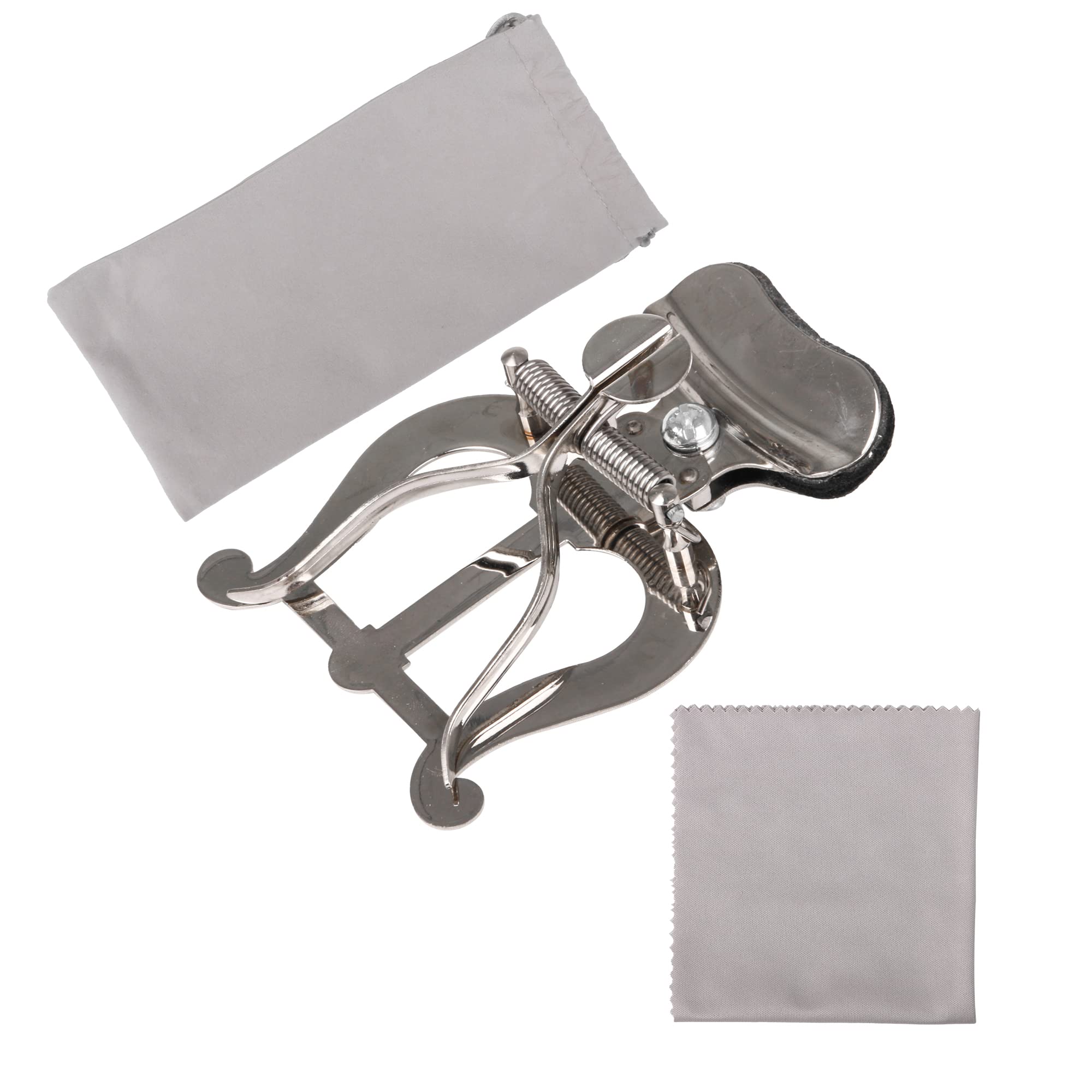 Photo 1 of Silver Clamp-On Holder Marching Lyre Replacement for Trombone