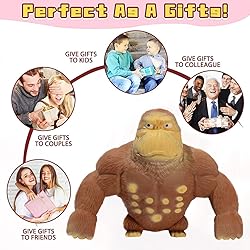 Squeeze Toy, Squishy Monkey Toy,Stretchy Glue-Sand