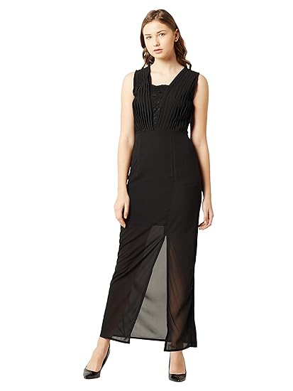 sheer lace maxi dress