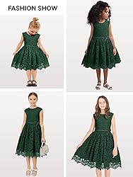 ALLOVIN Girls and Toddler Graduation Sleeveless