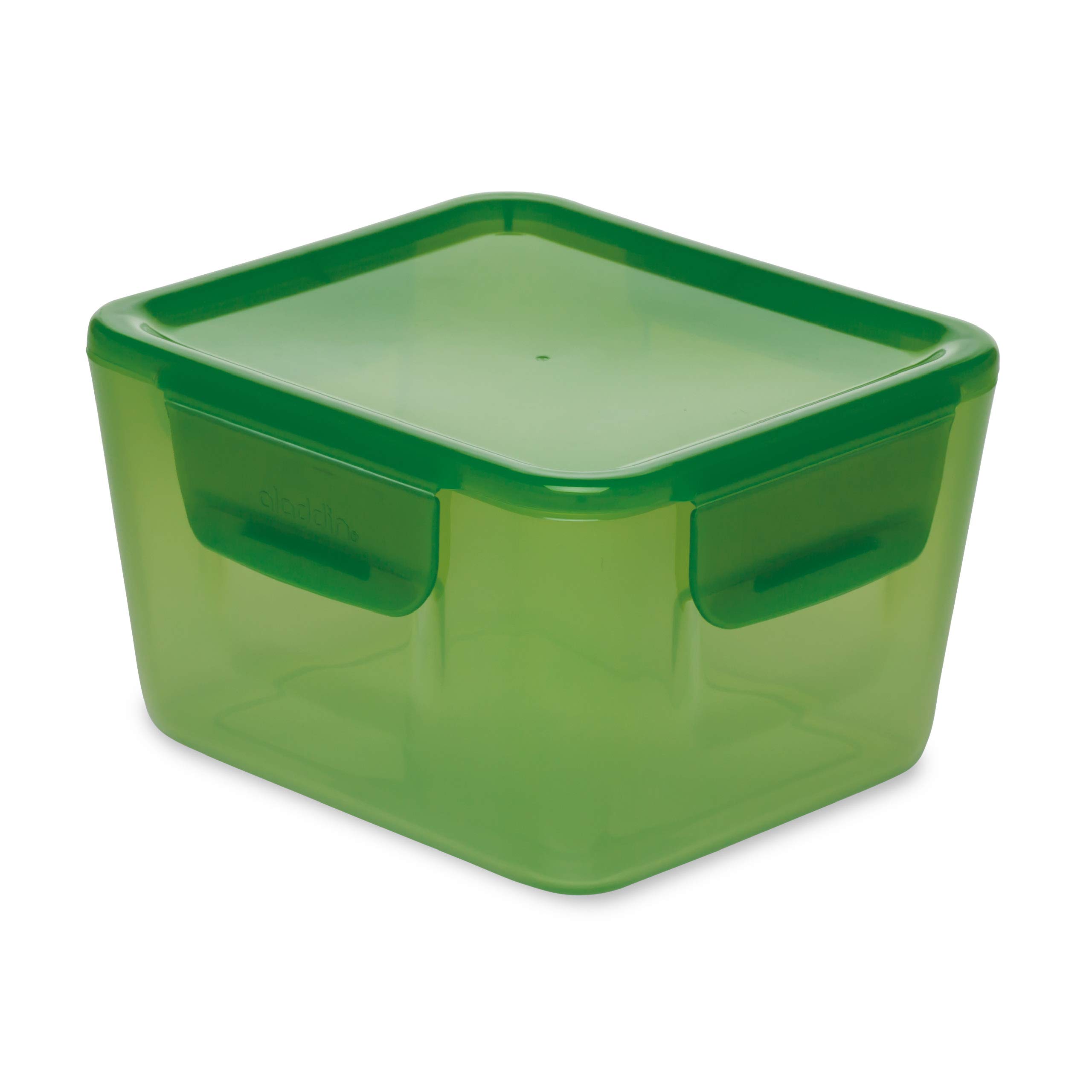 Aladdin Easy-Keep Lunch Box 1.2L Green – Leakproof Lid - Snap Hinge Detachable Flip Lid - BPA-Free - Microwave Safe - Dishwasher Safe