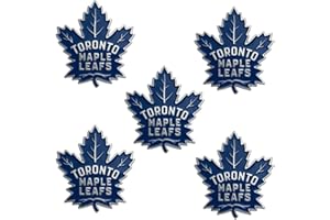 5 Pcs Maple Leafs Metal Fridge Magnets, Hockey Teams Strong Decorative Magnet for Refrigerator, Locker, Kitchen, Whiteboard, 