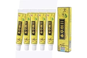 BSMAX 5PCS Natural Chinese Herbal Eczema Psoriasis Creams Dermatitis and Eczema Pruritus Psoriasis Ointment