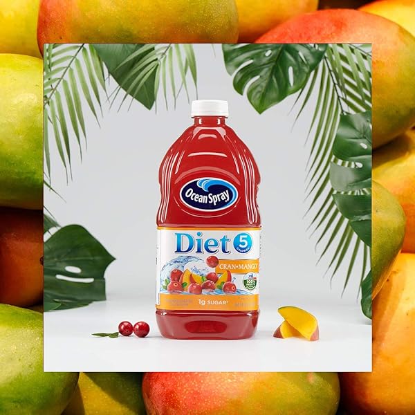 OCEAN SPRAY® DIET CRAN-MANGO™ CRANBERRY MANGO JUICE DRINK, 64 FL OZ BOTTLE (PACK OF 1)