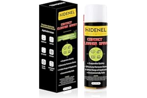 HIDENEL Contact Cleaner Spray Electronics - 6.76 oz Non-Flammable Contact Cleaner Spray Specialist - for Brake Keyboard Battery Terminal Computers - Safe Metal Electronic Cleaner (16.91, Ounces)