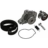 Gates TCKWP312 Engine Timing Belt Kit with Water Pump | Replaces TBK312WP WP312K1A WP312K1AS 20421K TKH003 AWK1226 TKH-003 USTK312 CK312LK1 GTKWP312 PP312LK1 PP312LK2 TB312LK1.