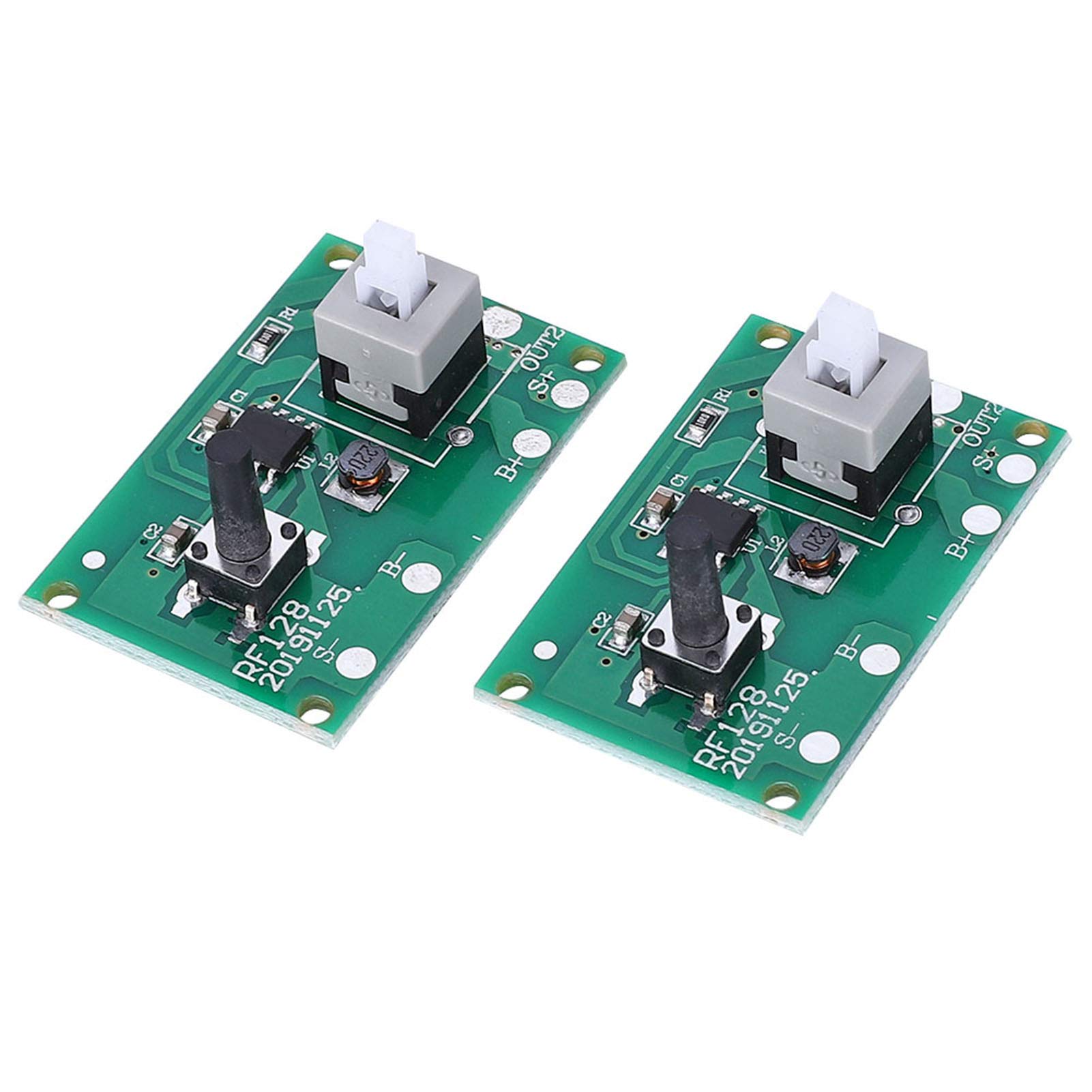 2Pcs Solar Lamp Circuit Board,Solar Lamp String Controller Module,Light Control Switch with 8 Kinds Light Mode and Switch 1 2V