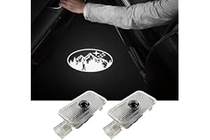 MXGAIC Car Door Logo Lights Puddle Lights Compatible with Forester Outback Ascent Legacy LED Projector Door Shadow Light Accessories (P1)