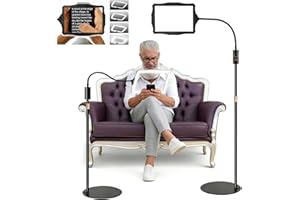 10X Magnifying Glass with Light and Stand - TEKXDD LED Light & Stand Integrated, 2-in-1 LED Magnifying Lamp with Flexible Goo