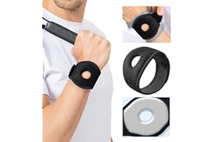 TFCC Wrist Brace for Ulnar Pain Relief & Wrist Wraps – Adjustable Wrist Wraps. Wrist Support with Shock-Absorbing Silicone Pa