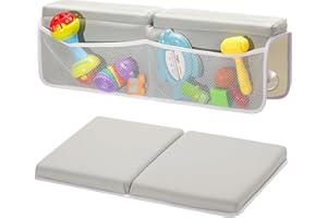 TOUA Comfortable Soft Baby Support Bathtub Kneeler Mat Knee Saver Cushion and Bathroom Elbow Rest Pad Set