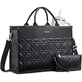 LOVEVOOK Laptop Tote Bag for Women,Waterproof Leather Work Bag for Teacher,Business Office Work Bag Briefcase,Gifts for Women