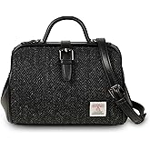 Islander The Medium Doctor Bag for Women, Harris Tweed & Vegan Leather